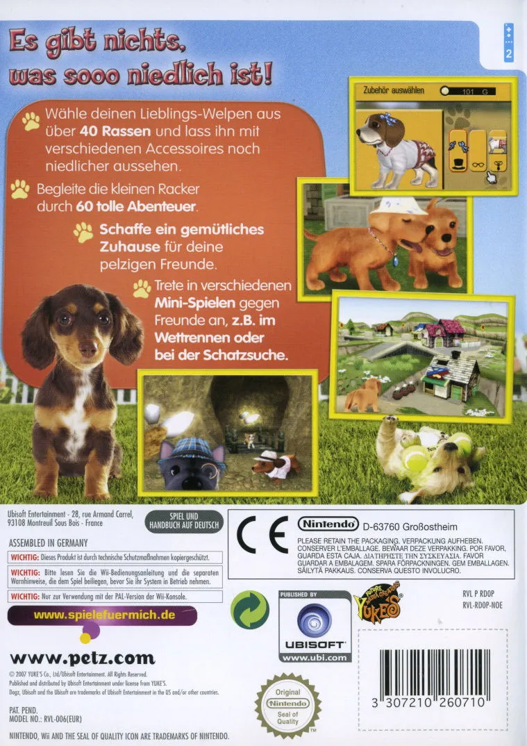 Petz: Dogz 2 box back