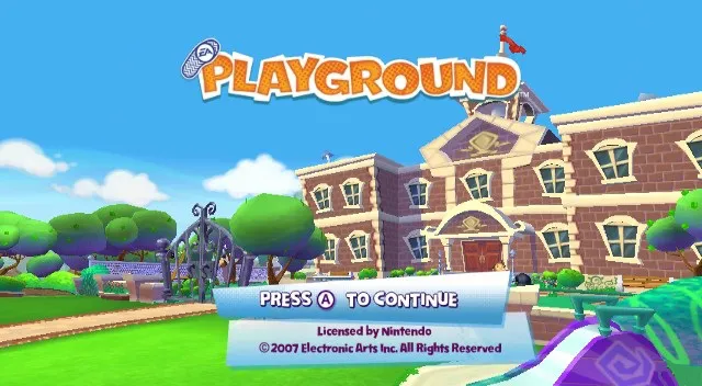 Backdrop artwork for EA Playground