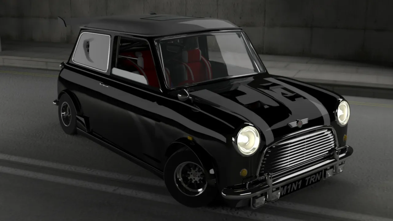 Backdrop artwork for Mini Desktop Racing