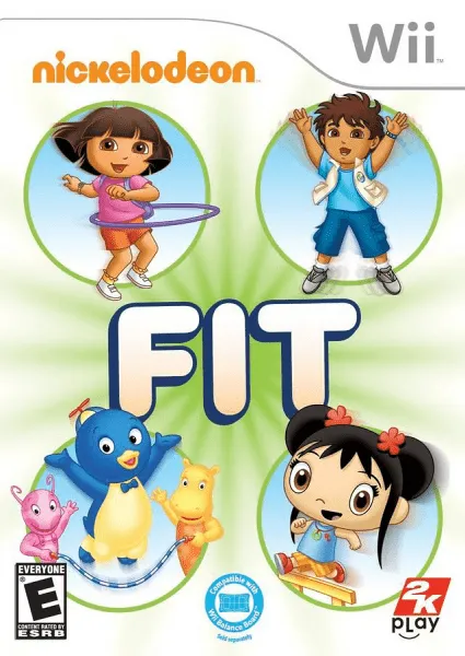 Nickelodeon Fit cover art for Nintendo Wii