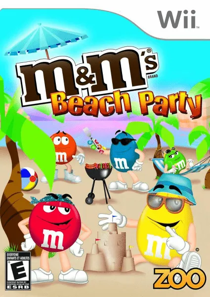 M&M's Beach Party cover art for Nintendo Wii