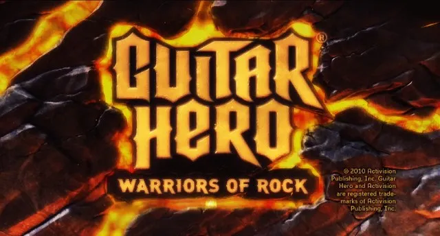 Backdrop artwork for Guitar Hero: Warriors of Rock
