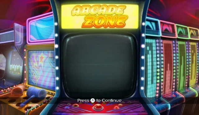 Backdrop artwork for Arcade Zone