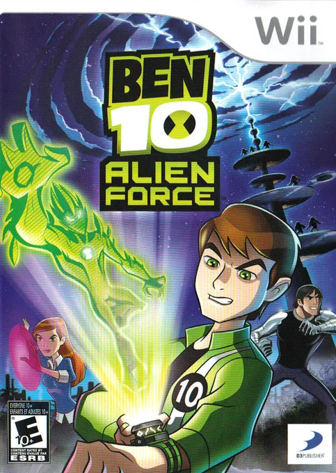 Ben 10: Alien Force cover art for Nintendo Wii