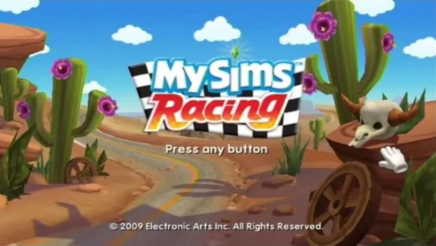 Backdrop artwork for MySims Racing