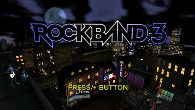 Backdrop artwork for Rock Band 3