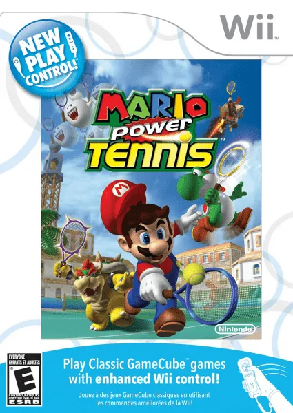 Mario Power Tennis box art