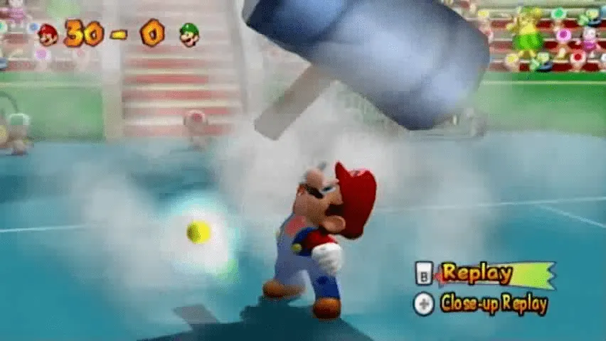 Mario Power Tennis screenshot