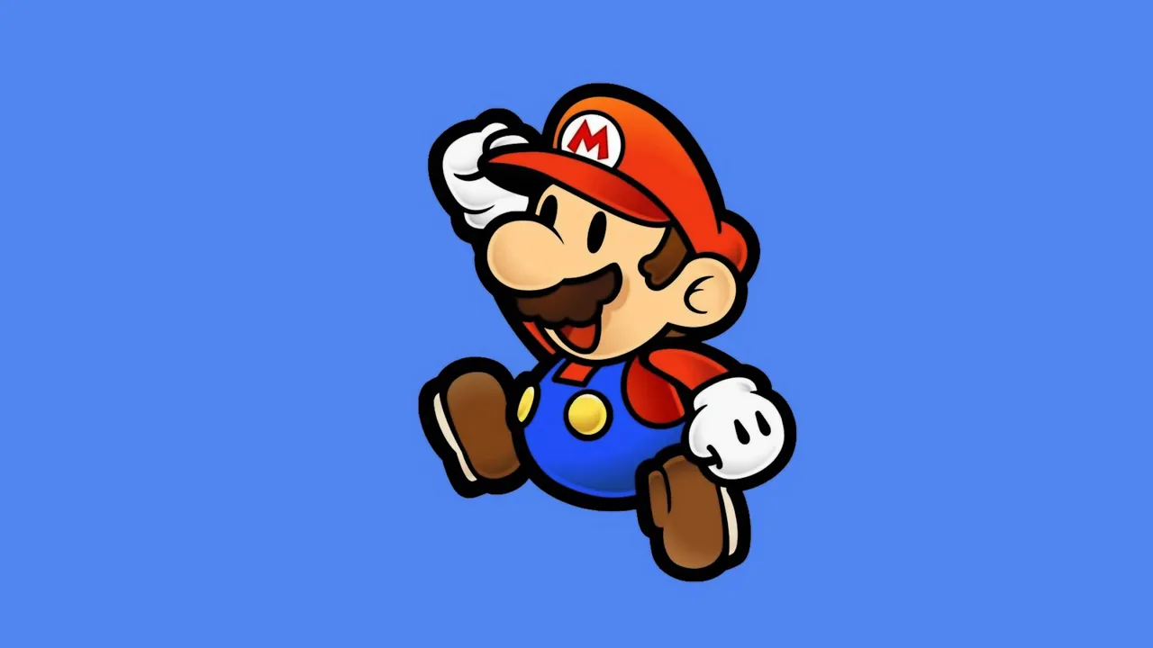 Backdrop artwork for Super Paper Mario