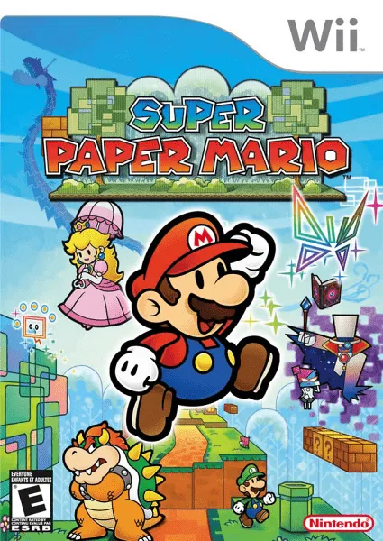 Super Paper Mario box art