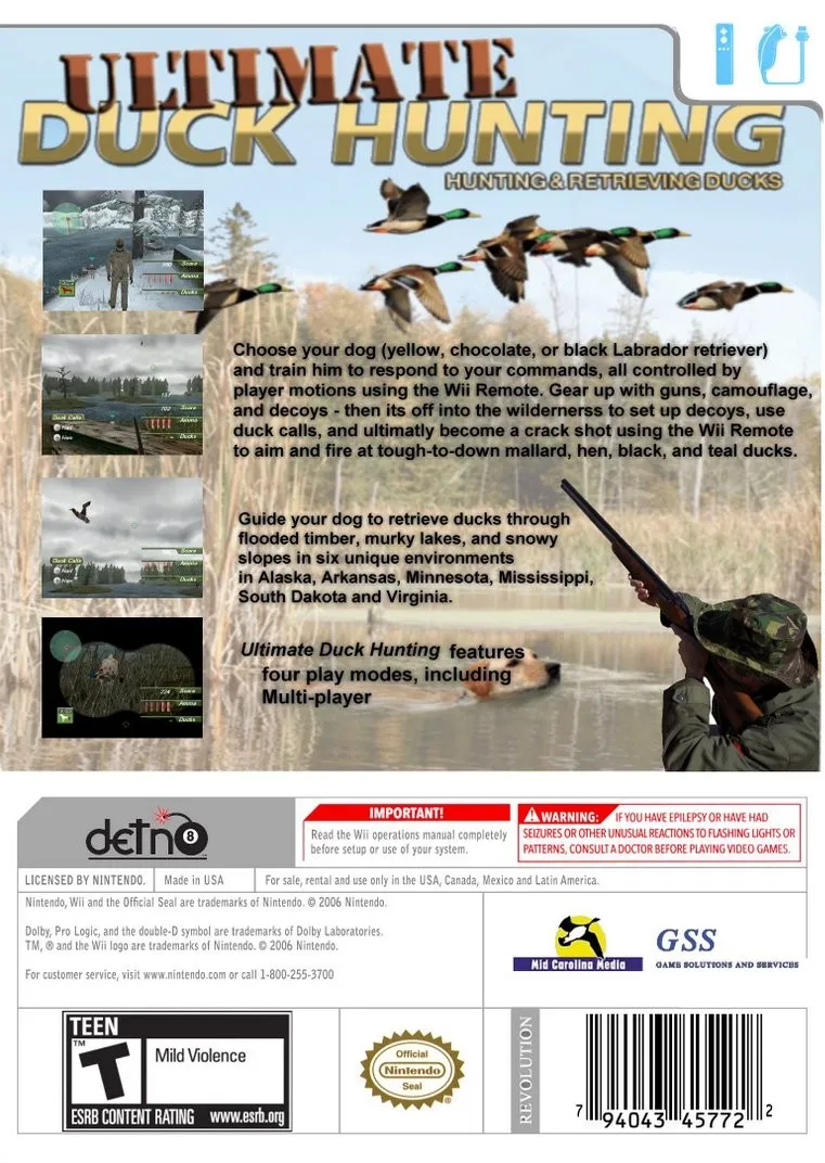 Ultimate Duck Hunting box back