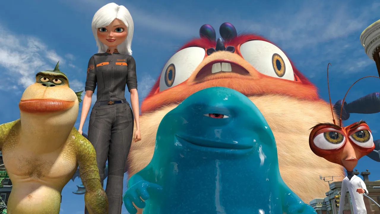 Backdrop artwork for Monsters vs. Aliens