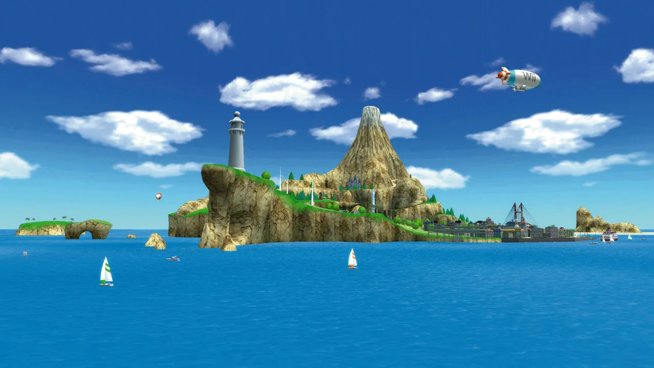 Backdrop artwork for Wii Sports Resort