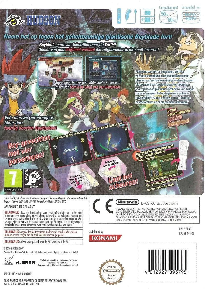 Beyblade: Metal Fusion: Battle Fortress box back