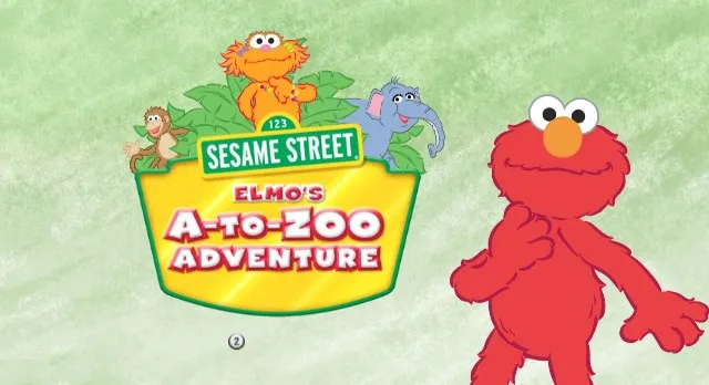 Backdrop artwork for Sesame Street: Elmo's A-to-Zoo Adventure