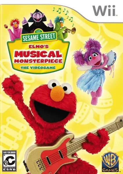 Sesame Street: Elmo's Musical Monsterpiece cover art for Nintendo Wii