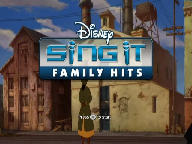 Backdrop artwork for Disney Sing It: Family Hits