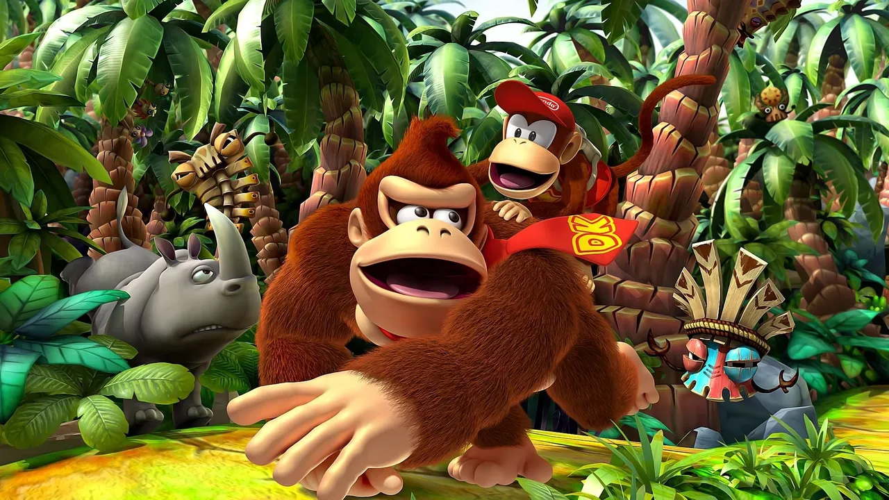 Backdrop artwork for Donkey Kong Country Returns
