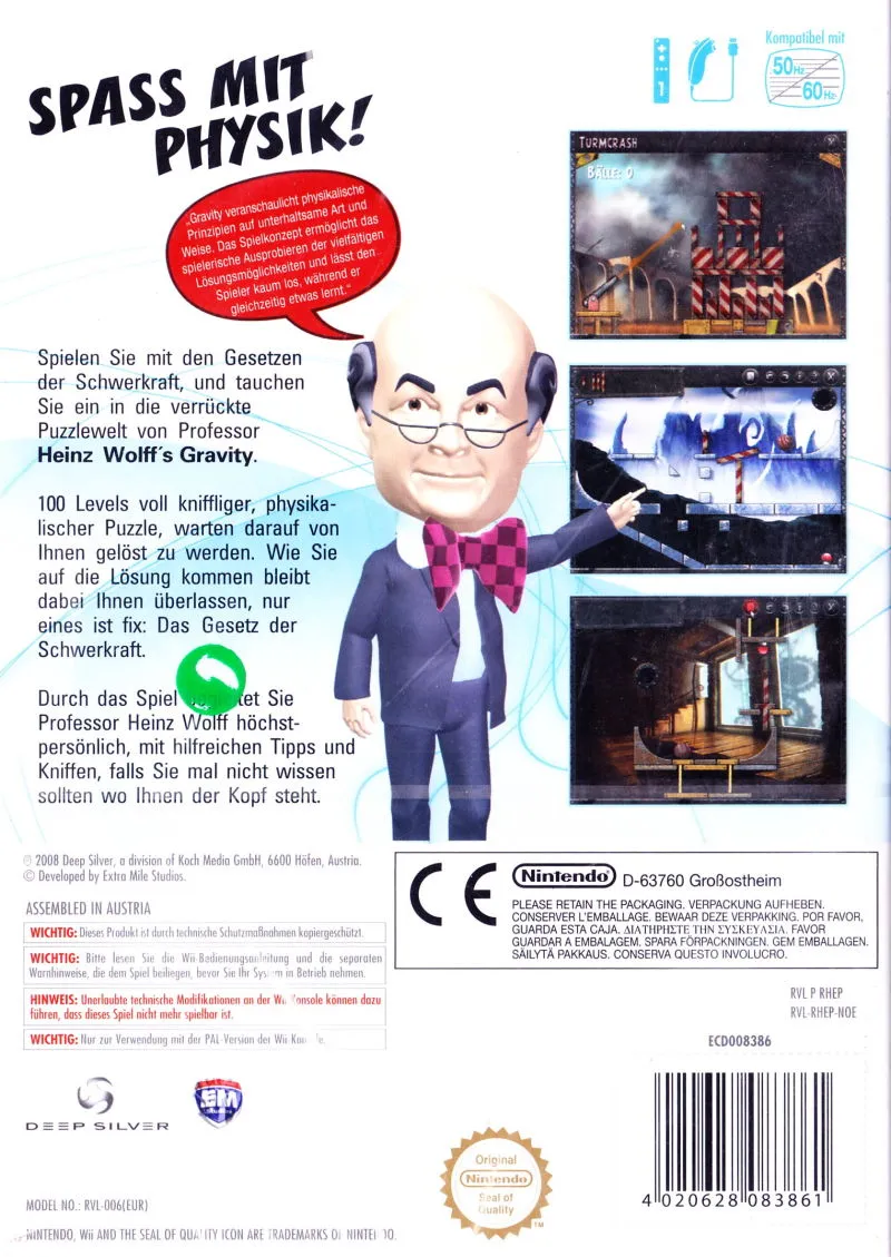 Professor Heinz Wolff's Gravity box back