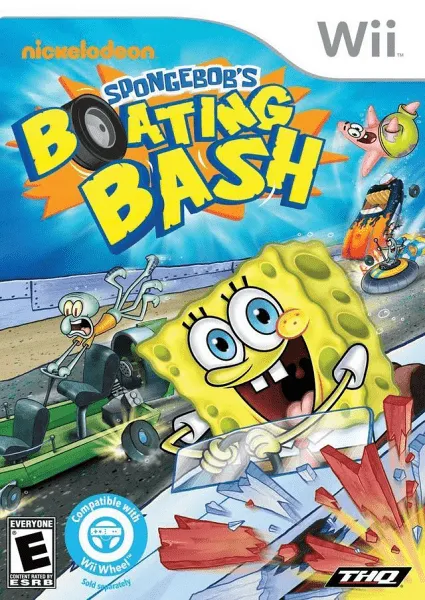 SpongeBob's Boating Bash box art