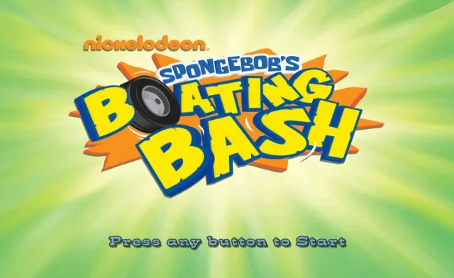 Backdrop artwork for SpongeBob's Boating Bash