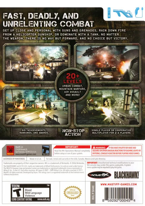 Heavy Fire: Afghanistan box back