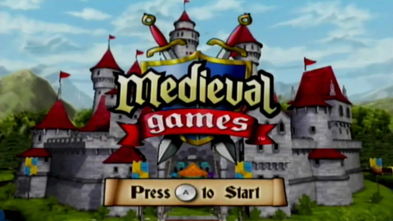 Backdrop artwork for Medieval Games