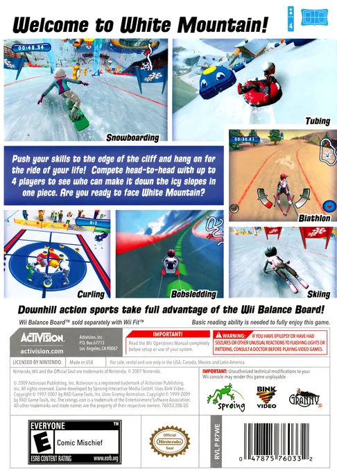 Mountain Sports box back