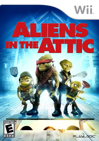 Aliens in the Attic cover art for Nintendo Wii