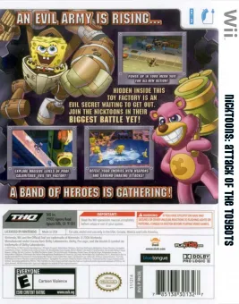 Nicktoons: Attack of the Toybots box back