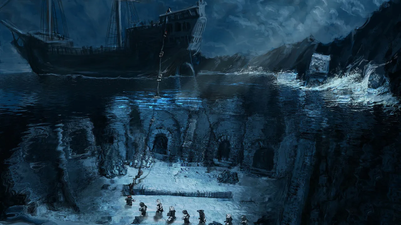 Backdrop artwork for LEGO Pirates of the Caribbean: The Video Game