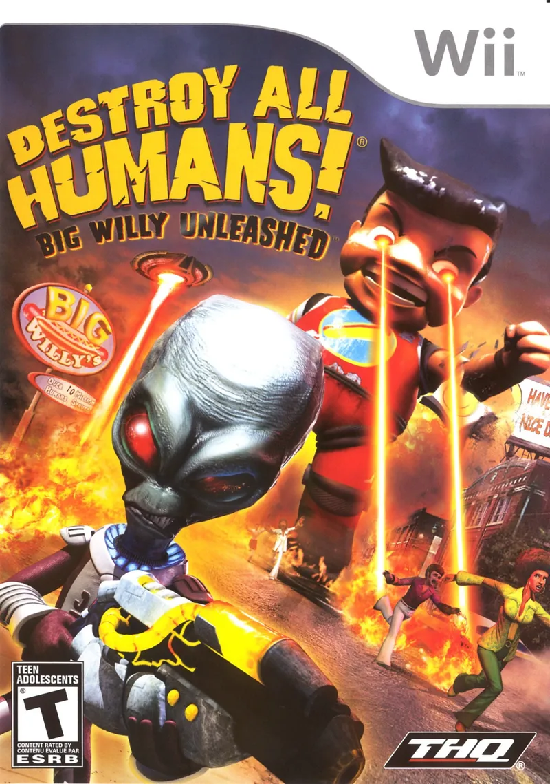 Destroy All Humans! Big Willy Unleashed box art