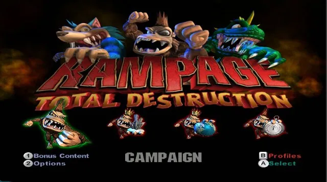Backdrop artwork for Rampage: Total Destruction