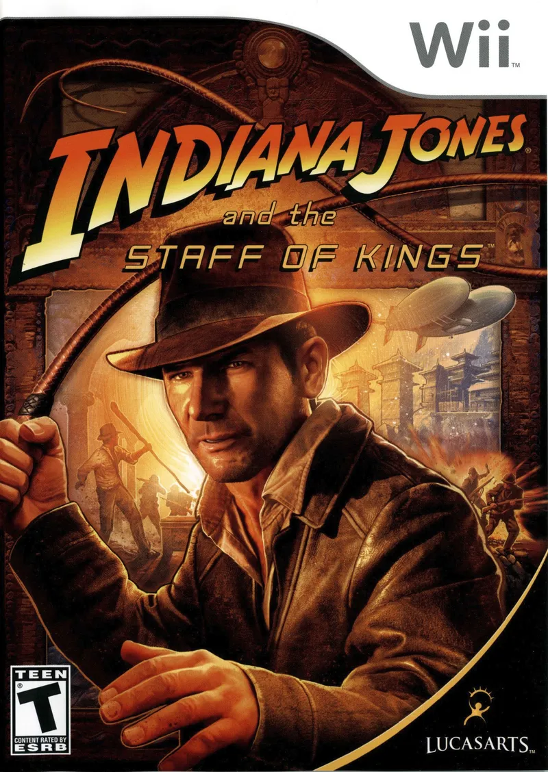 Indiana Jones and the Staff of Kings box art