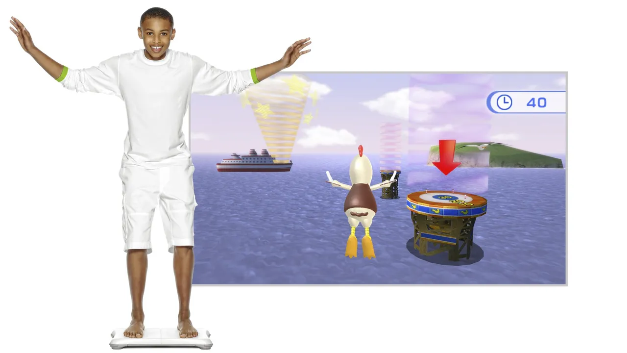 Backdrop artwork for Wii Fit Plus