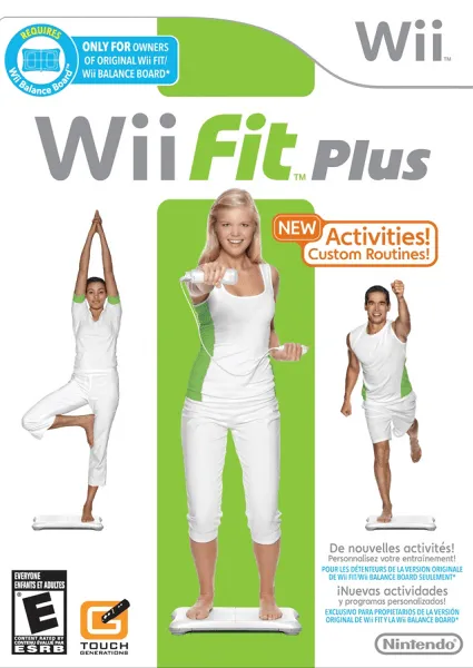 Wii Fit Plus cover art for Nintendo Wii