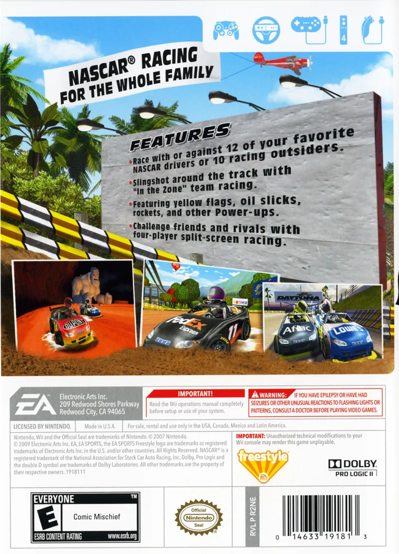 NASCAR: Kart Racing box back