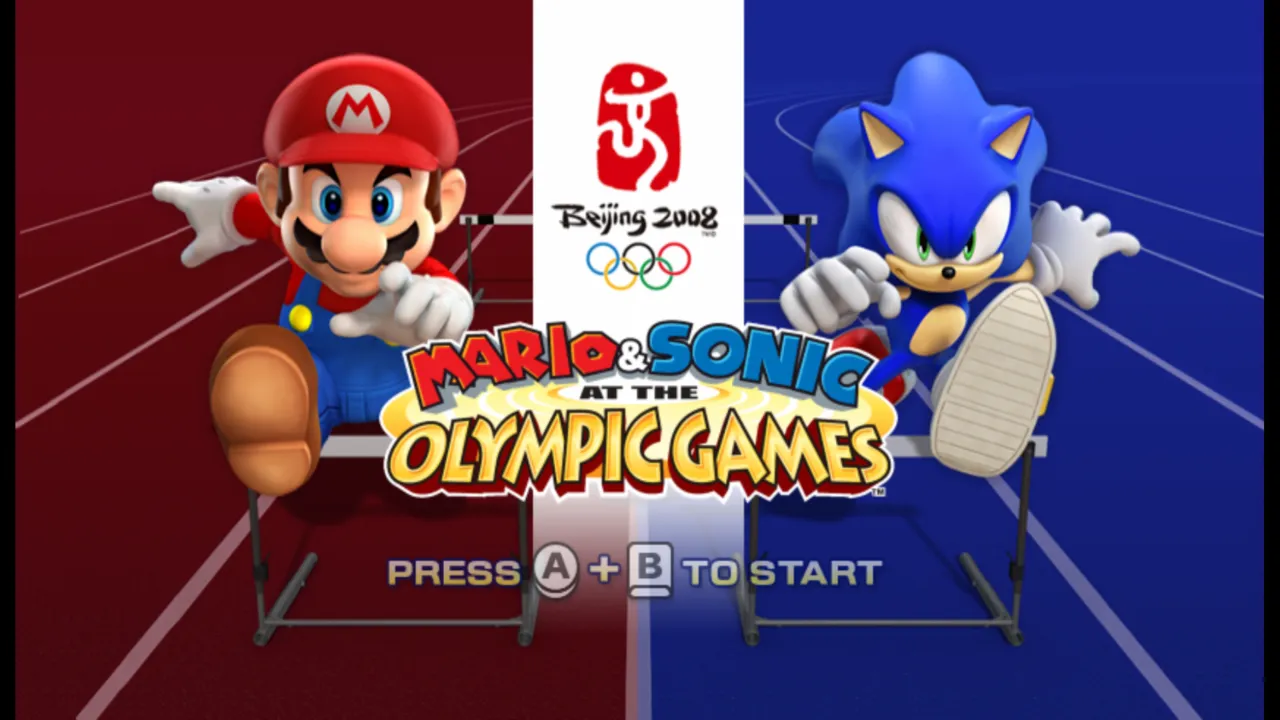 Backdrop artwork for Mario & Sonic at the Olympic Games