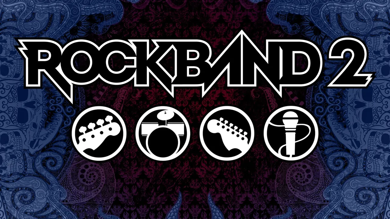 Backdrop artwork for Rock Band 2