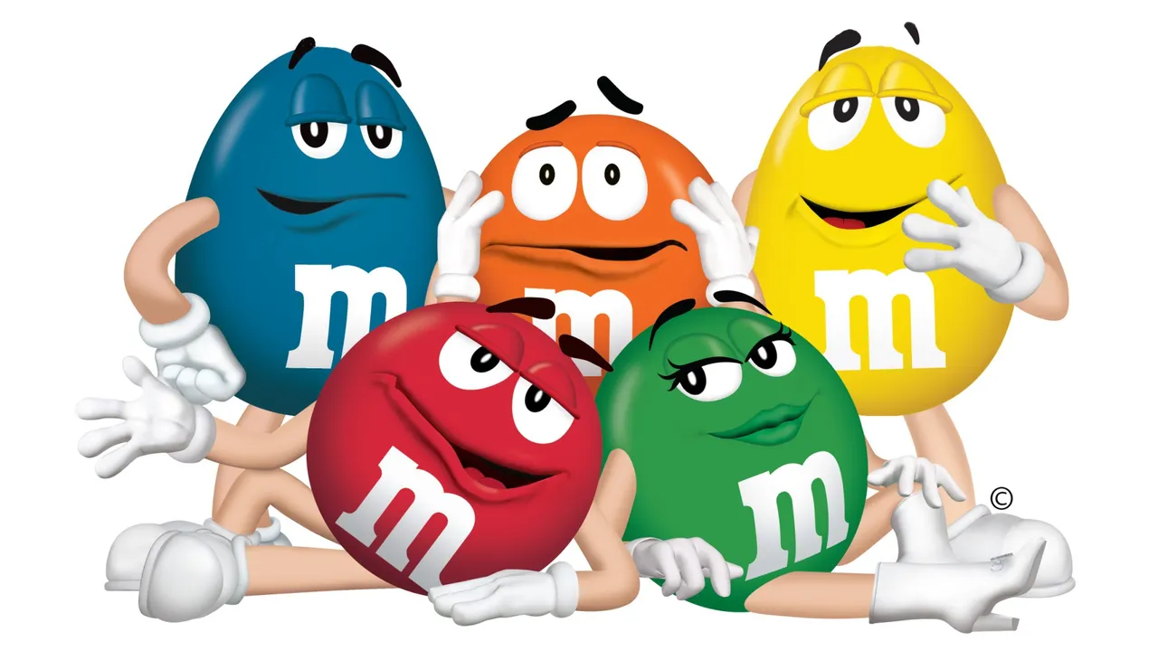Backdrop artwork for M&M's Kart Racing