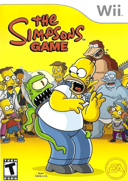 The Simpsons Game box art