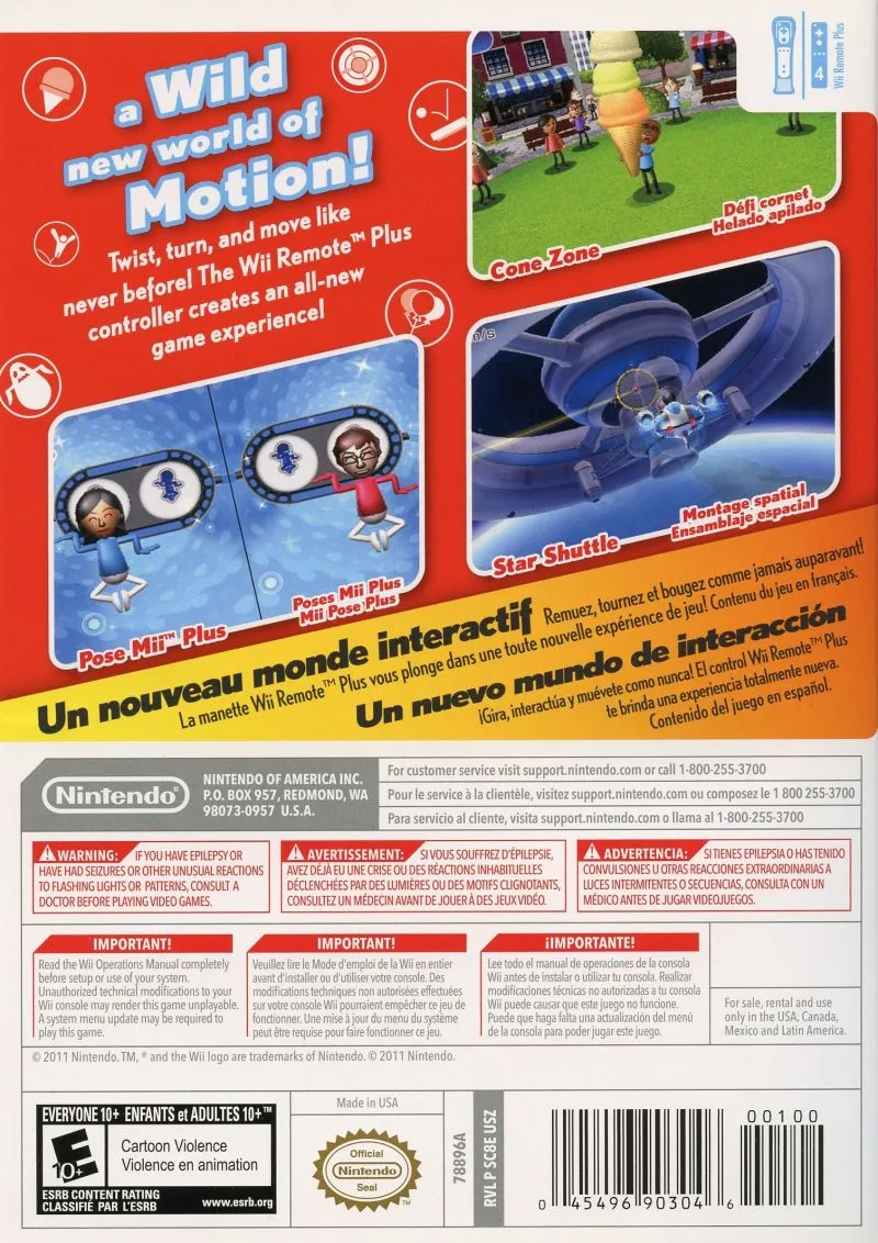 Wii Play: Motion box back