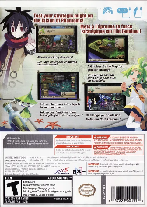 Phantom Brave: We Meet Again box back