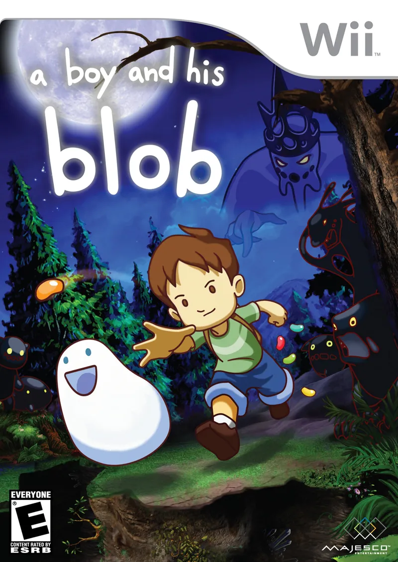 A Boy and His Blob cover art for Nintendo Wii