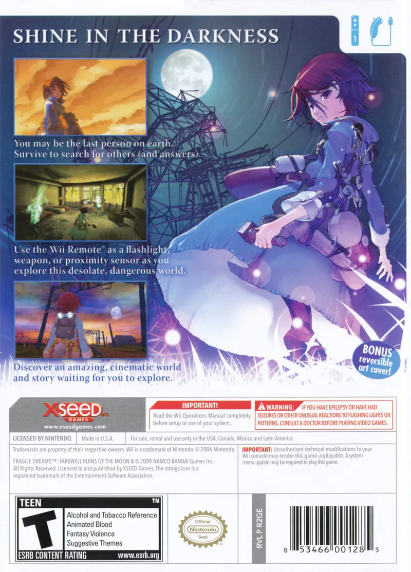 Fragile Dreams: Farewell Ruins of the Moon box back