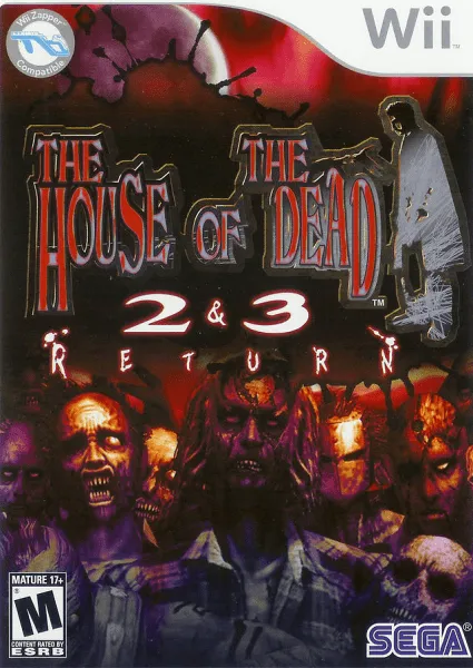 The House of the Dead 2 & 3 Return cover art for Nintendo Wii