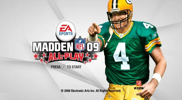 Backdrop artwork for Madden NFL 09 All-Play