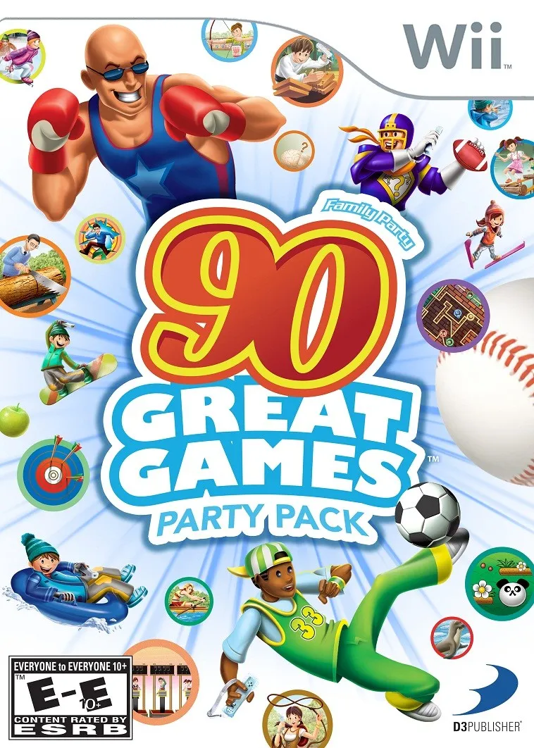 Backdrop artwork for Family Party: 90 Great Games: Party Pack