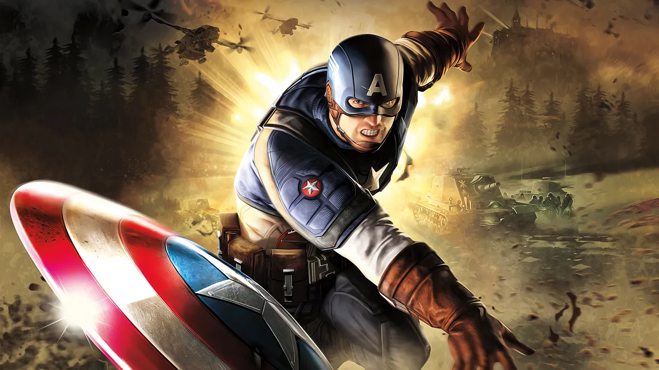 Backdrop artwork for Captain America: Super Soldier