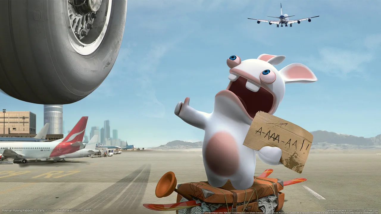Backdrop artwork for Rayman: Raving Rabbids: TV Party
